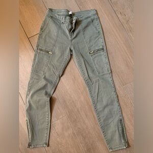 Lila Ryan green moto skinnys